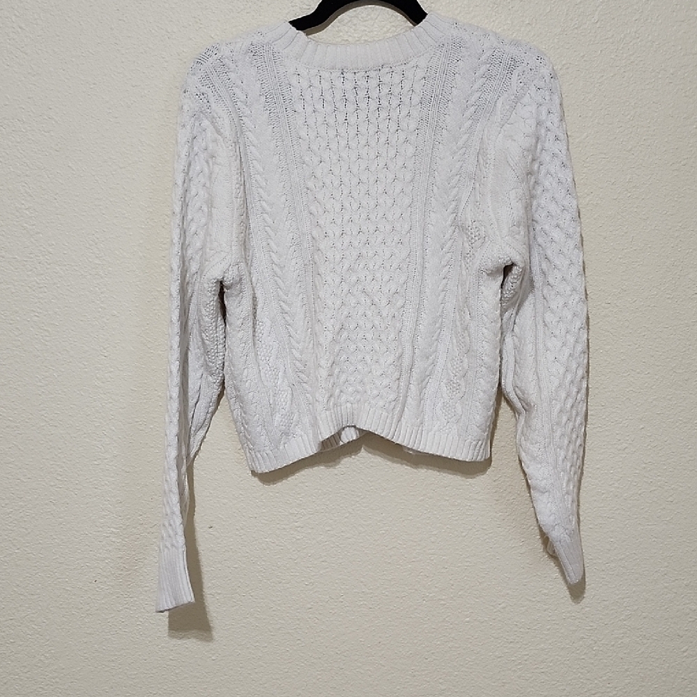 State Cream Crew Neck Sweater Soft Cozy Design - Picture 7 of 8
